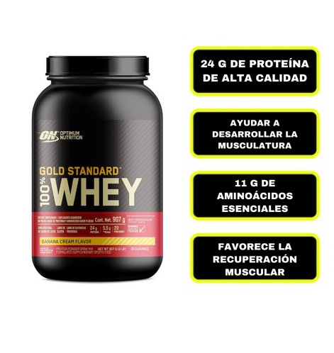 ON Gold Standard 100% Whey  2LB 29 servicos
